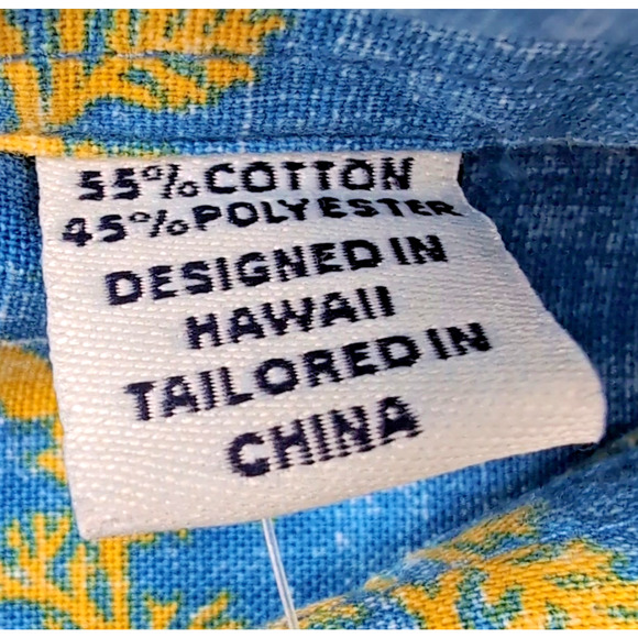 Reyn Spooner University UCLA Bruins Hawaiian Shirt Mens XL Blue Gold NEW NWT - Picture 8 of 15